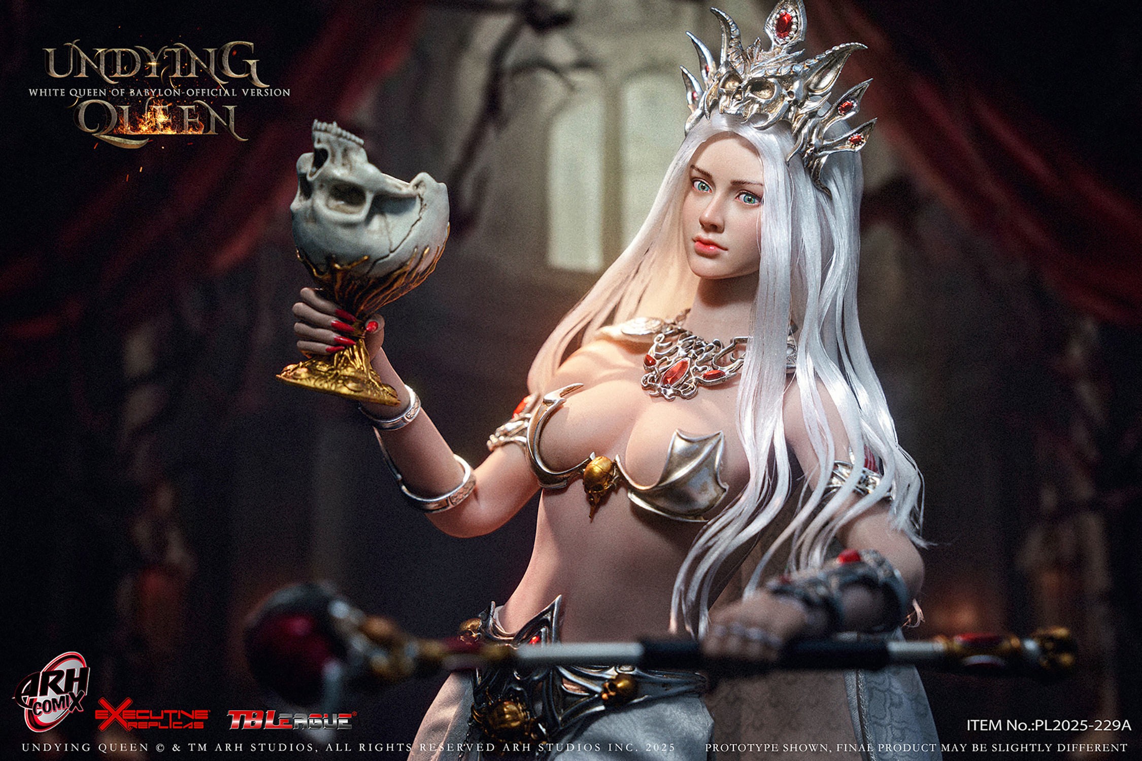 ARH Comix White Queen of Babylon (Official Version) Sixth Scale Figure  Collector Edition (Prototype Shown) View 14
