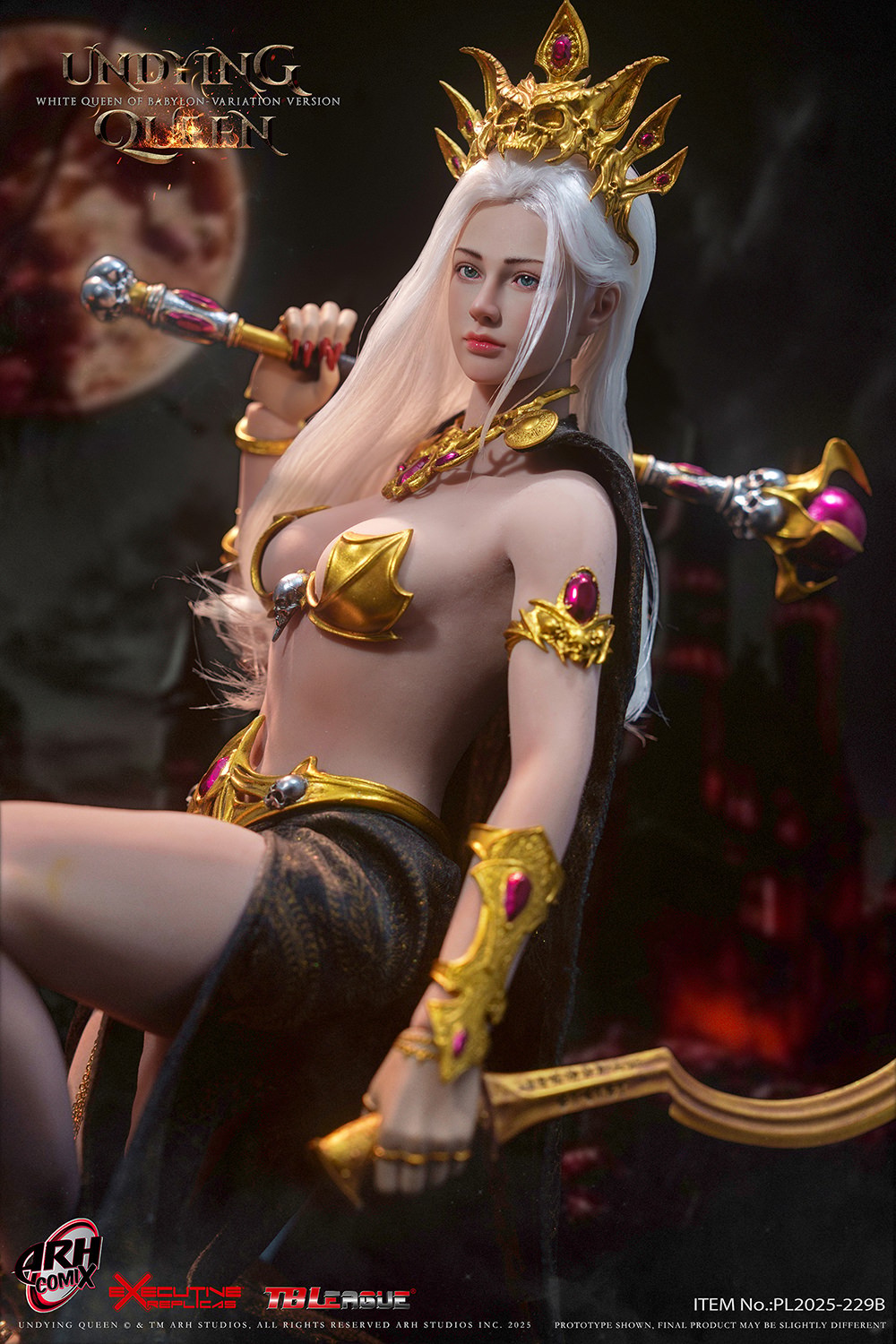 ARH Comix White Queen of Babylon (Variation Version) Sixth Scale Figure  (Prototype Shown) View 9