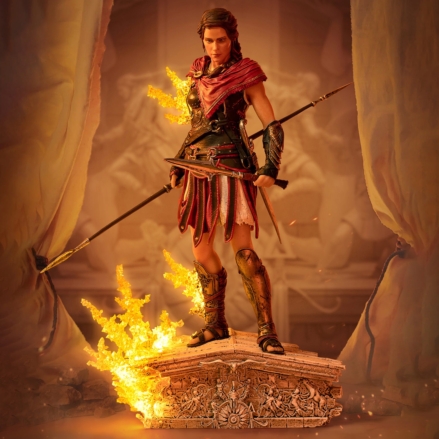 Assassins Creed Animus Kassandra Statues  (Prototype Shown) View 1
