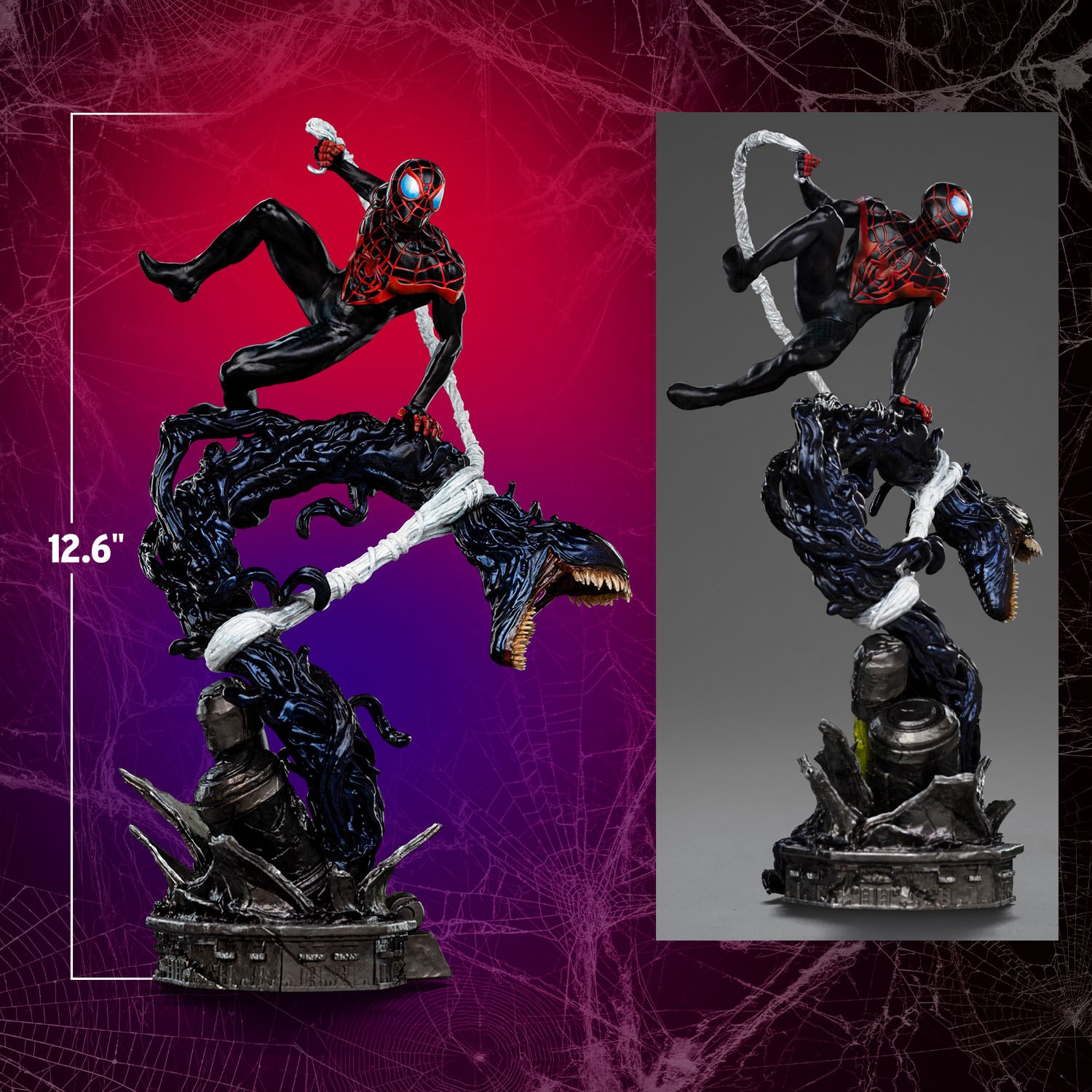 Miles Morales 1:10 BDS Art Scale Statue by Iron Studios | Sideshow