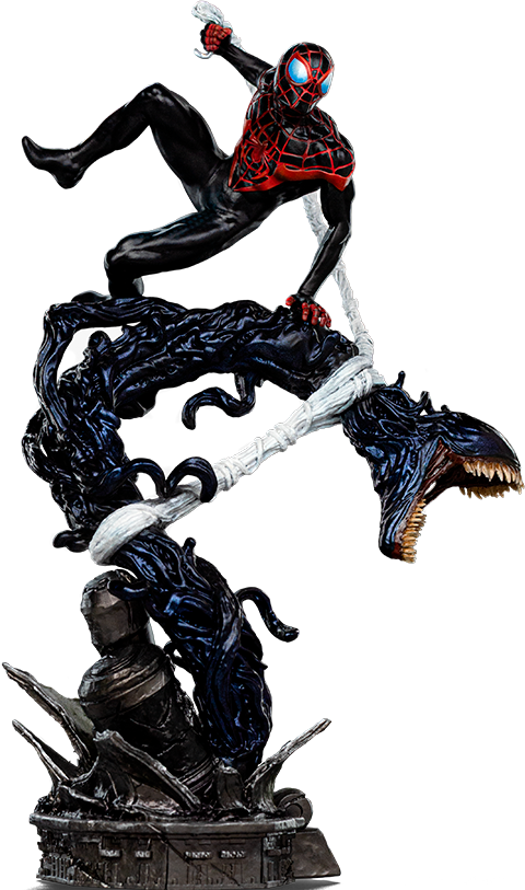 マーベル アイアン・スタジオ　スタチュー1/10スケール　マイルス・モラレス Miles Morales 1:10 BDS Art Scale Statue by Iron Studios | Sideshow