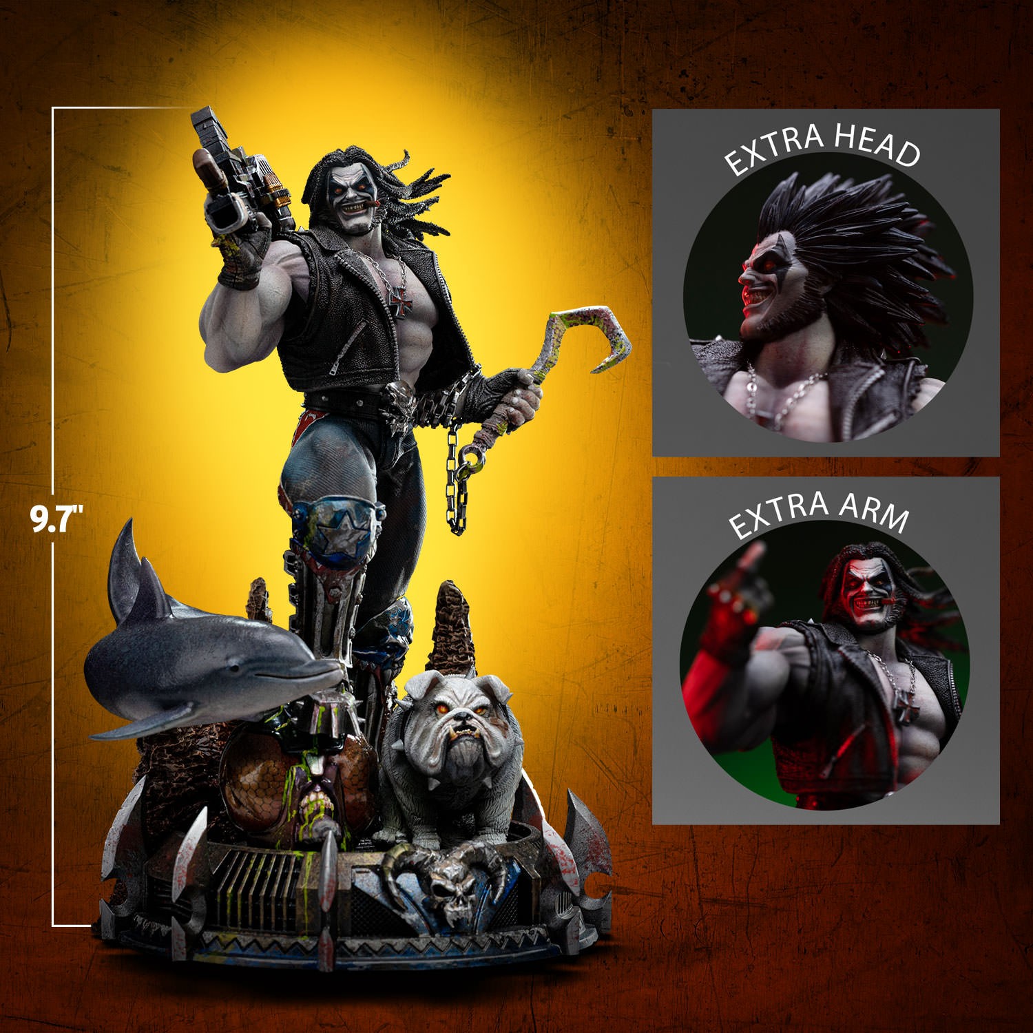 Lobo Unleashed 1:10 Art Scale Statue by Iron Studios