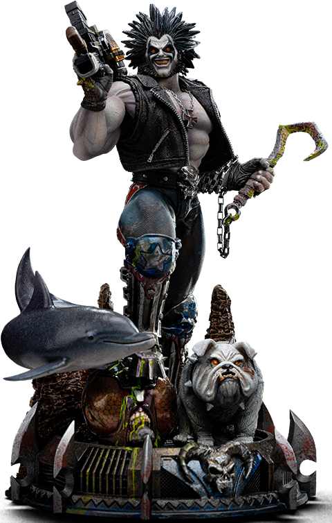 Lobo Unleashed 1:10 Art Scale Statue by Iron Studios