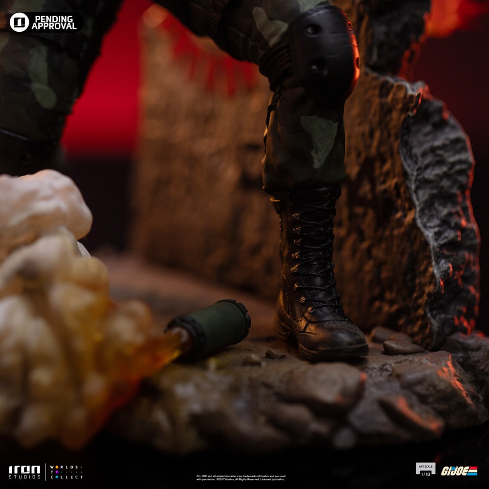 G.I. Joe Flint 1:10 Scale Statue  (Prototype Shown) View 7