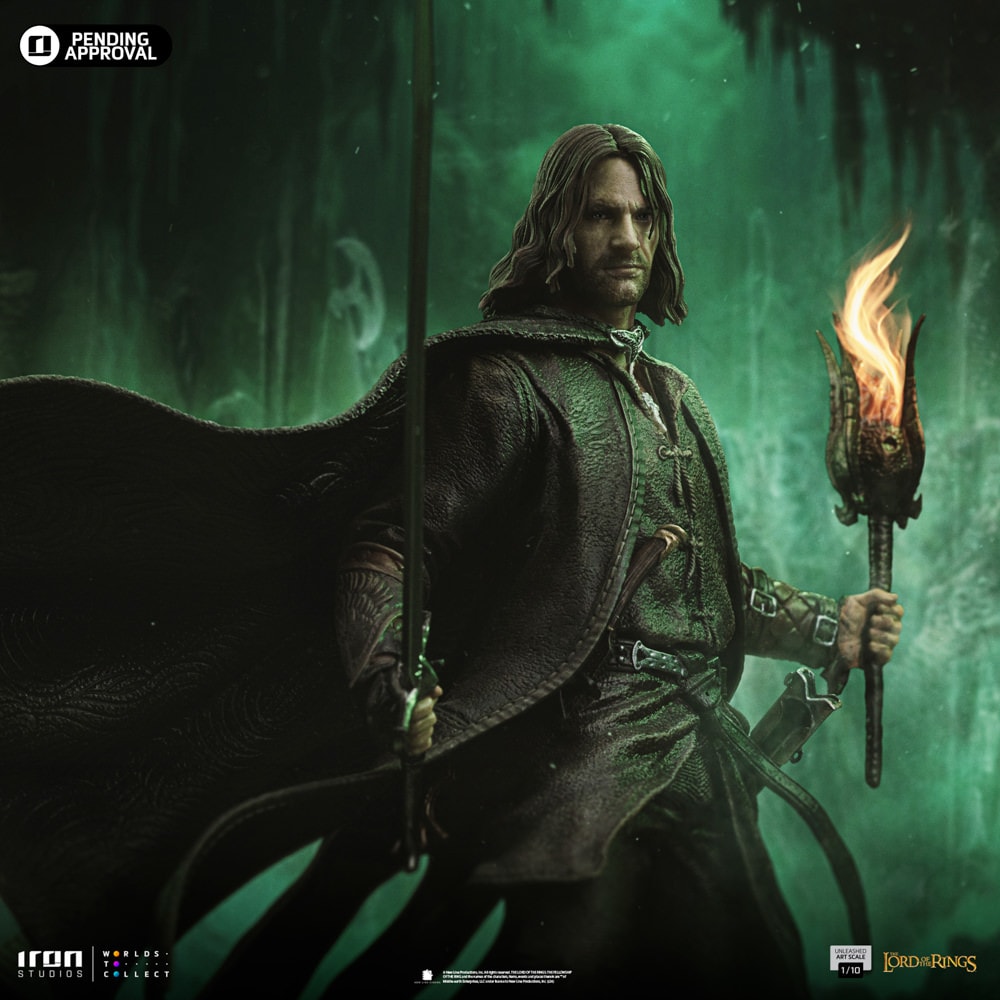 Aragorn Unleashed 1:10 Art Scale Statue by Iron Studios