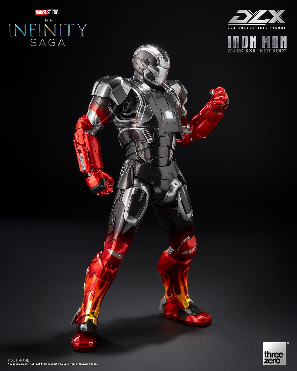アメコミ Hot Toys Iron Man 3 Hot Rod Mark XXII DLX Iron Man Mark 22 “Hot Rod” Collectible Figure by threezero