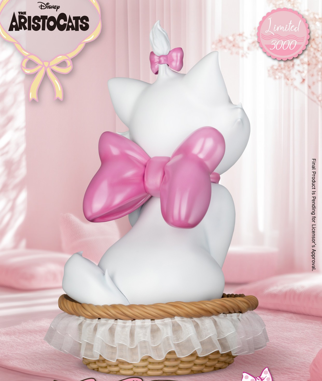 Disney Flower Basket Marie Statues  (Prototype Shown) View 5