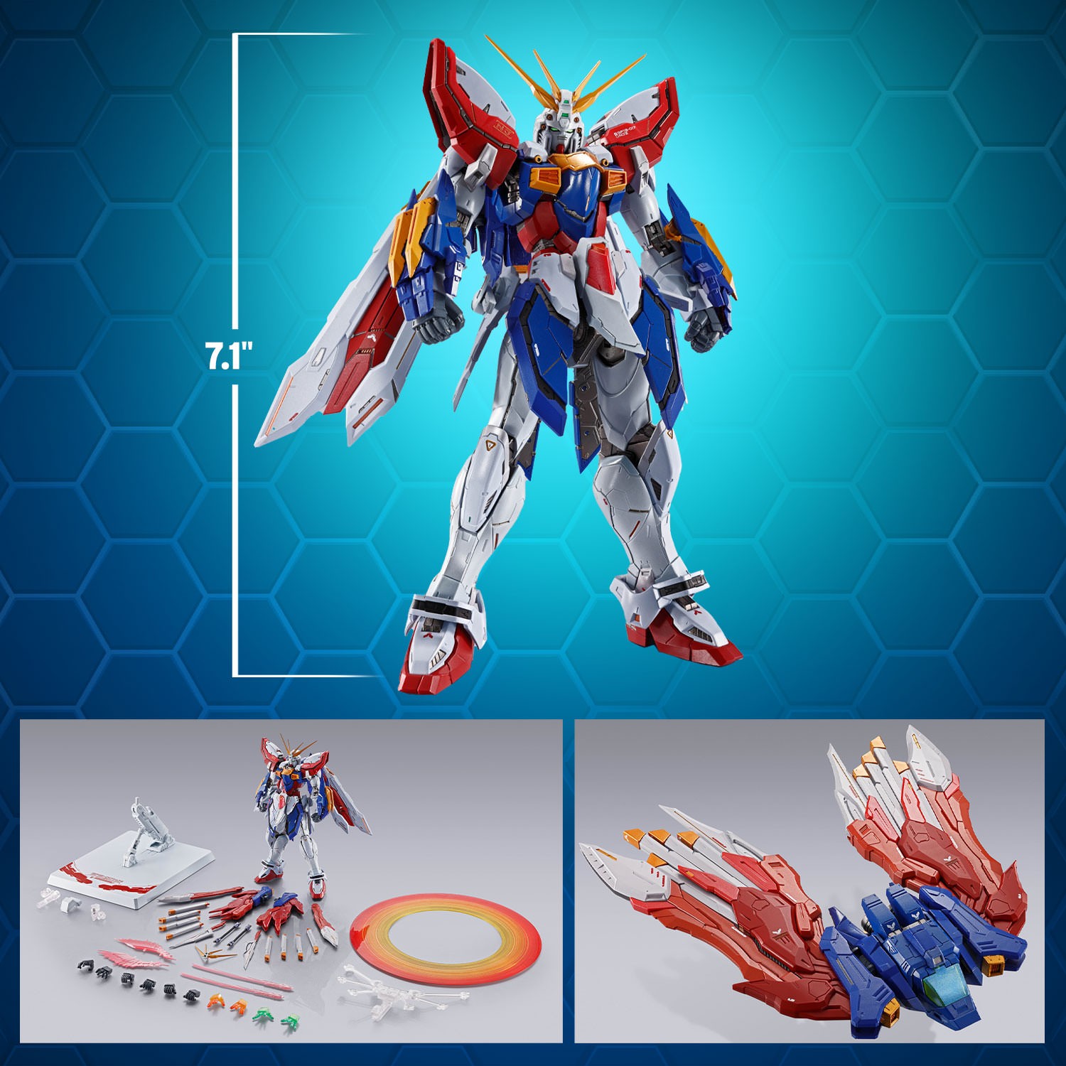 Burning Gundam & Burning Gundam Second Action Figure by
