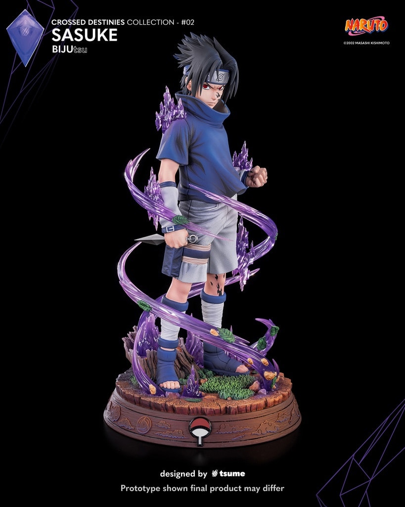 Naruto Sasuke BIJUtsu Statues  (Prototype Shown) View 9