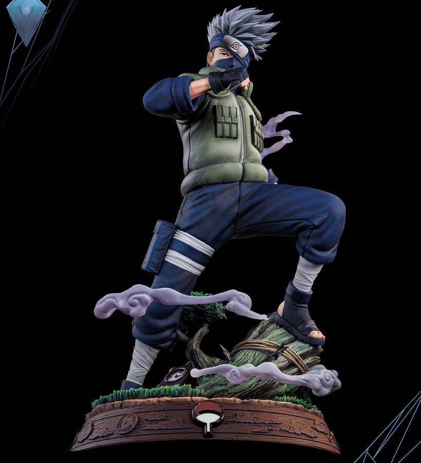 Naruto Kakashi BIJUtsu Statues  (Prototype Shown) View 3