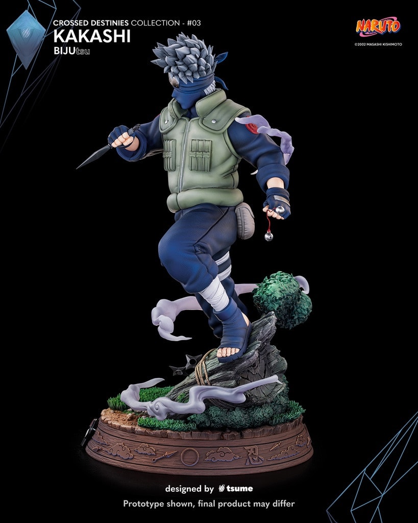 Naruto Kakashi BIJUtsu Statues  (Prototype Shown) View 9