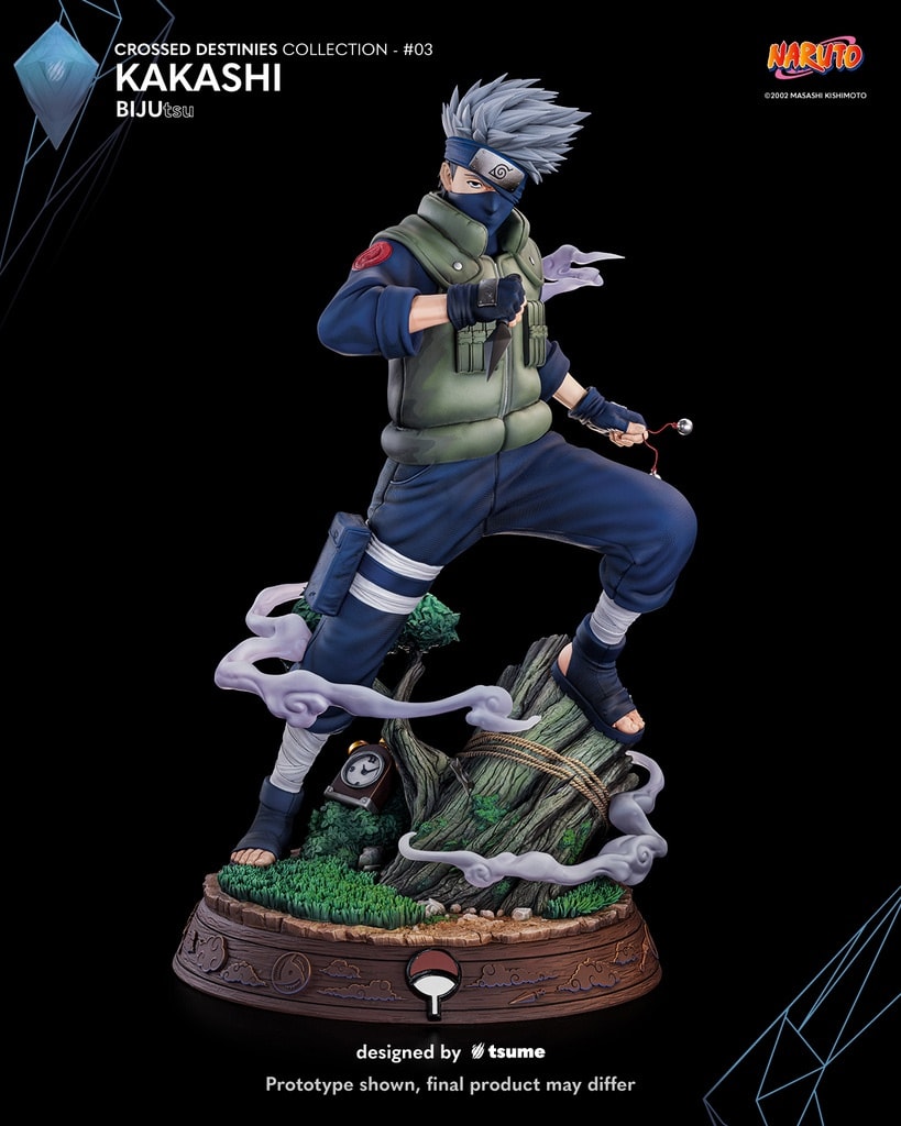 Naruto Kakashi BIJUtsu Statues  (Prototype Shown) View 13