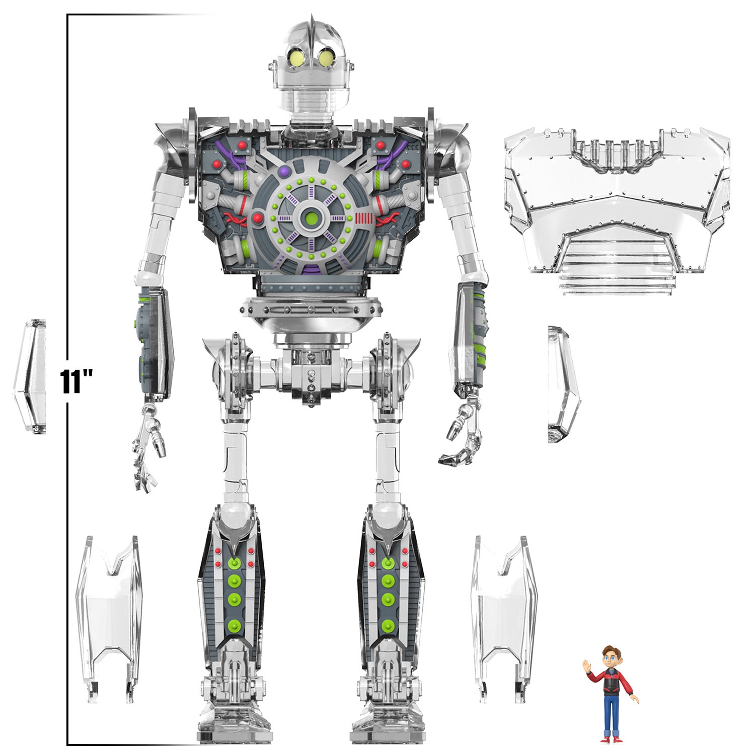 The Iron Giant The Iron Giant (Clear) Action Figure  (Prototype Shown) View 2