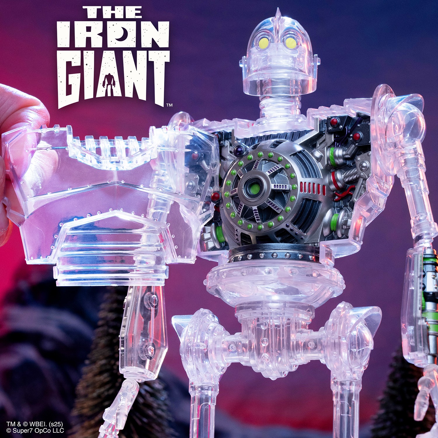 The Iron Giant The Iron Giant (Clear) Action Figure  (Prototype Shown) View 3