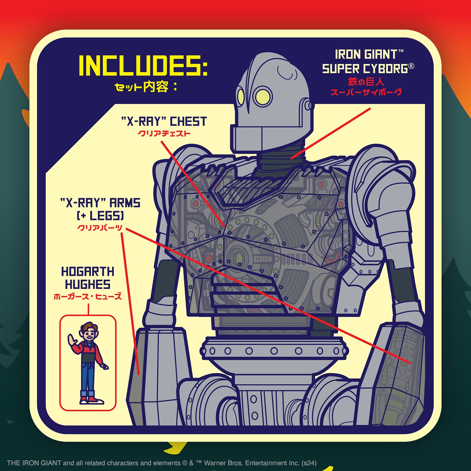 The Iron Giant The Iron Giant (Clear) Action Figure  (Prototype Shown) View 7