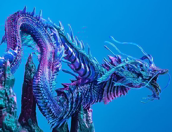 ⭐︎TiamaT⭐︎ Titanus Tiamat Statue by Spiral Studio | Sideshow Collectibles