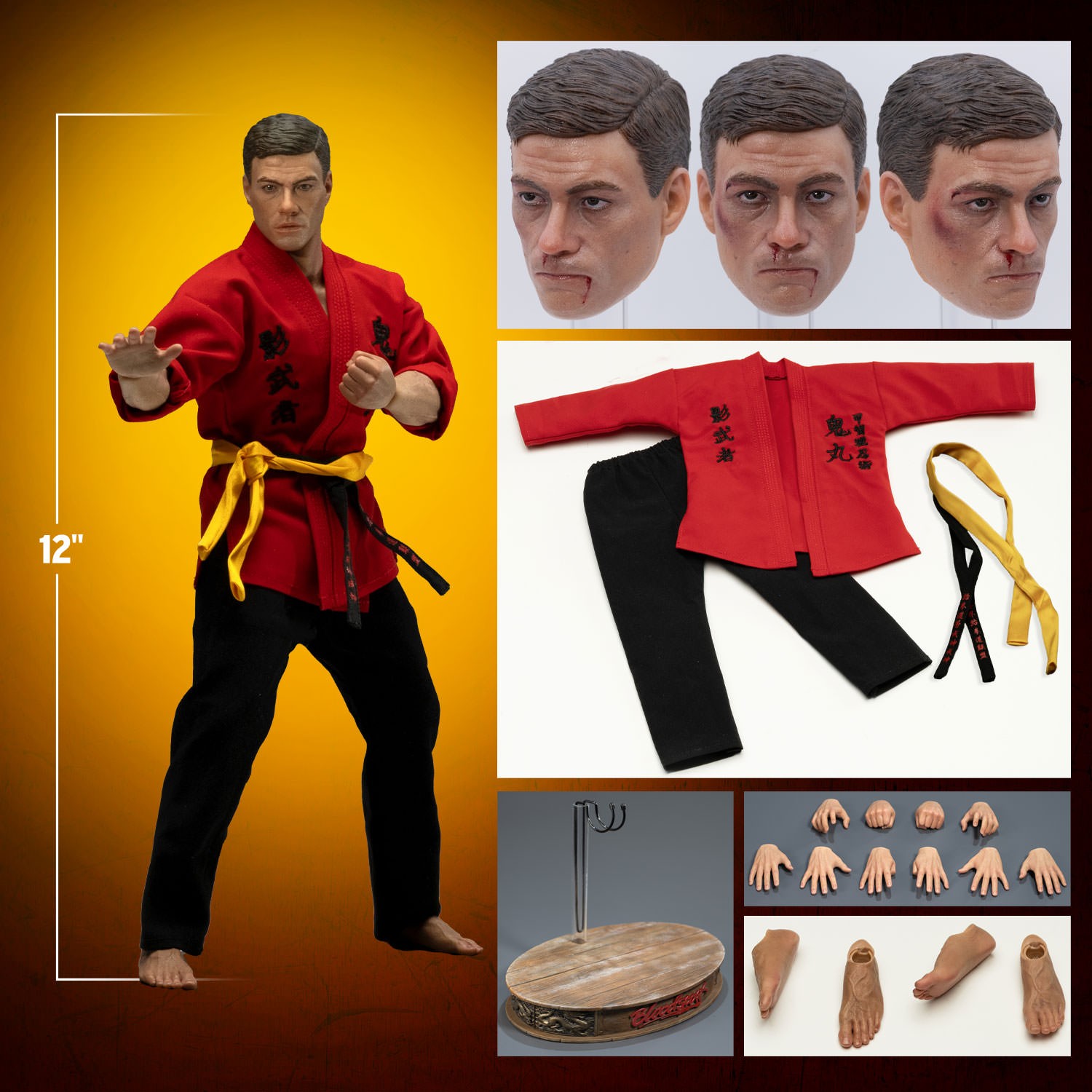 Bloodsport Frank Dux Deluxe Sixth Scale Figure  (Prototype Shown) View 2