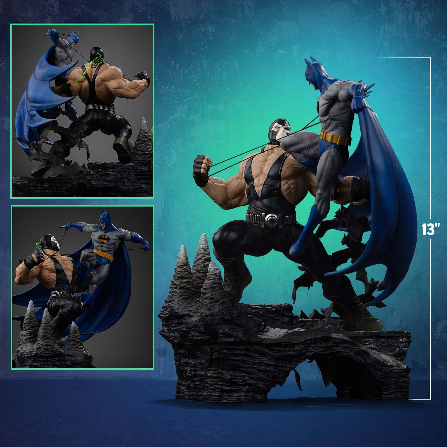 DC Comics Batman vs Bane 1:10 Scale Statue  Exclusive Edition (Prototype Shown) View 2