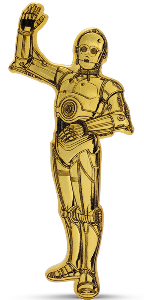 Star Wars™ C-3PO Coin Silver Collectible by Agoro | Sideshow