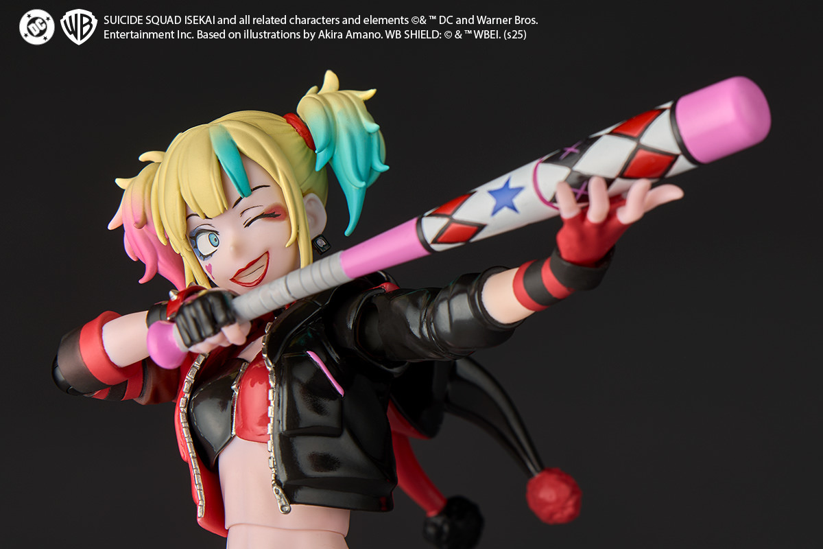 DC Comics Isekai Harley Quinn Revoltech Collectible Figure  (Prototype Shown) View 9