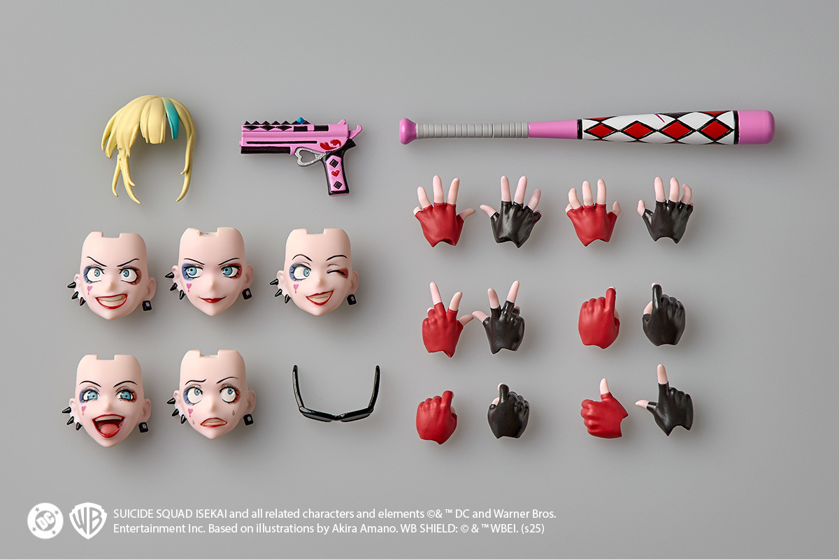 DC Comics Isekai Harley Quinn Revoltech Collectible Figure  (Prototype Shown) View 12