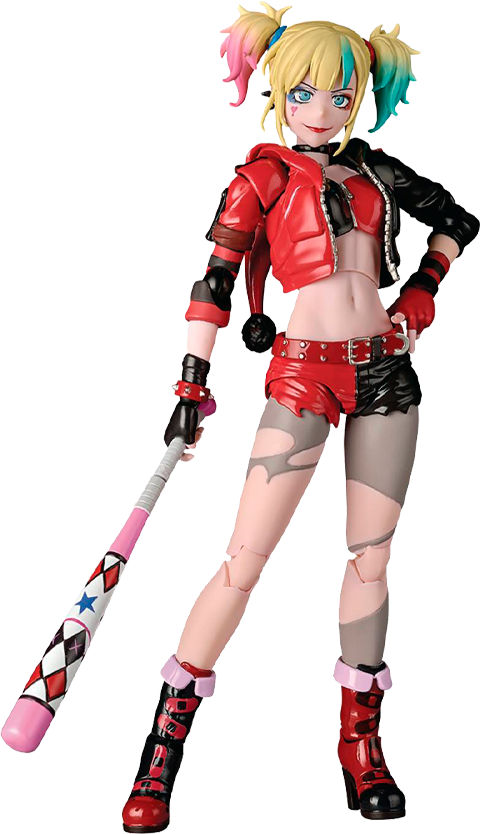 DC Comics Isekai Harley Quinn Revoltech Collectible Figure  (Prototype Shown) View 13