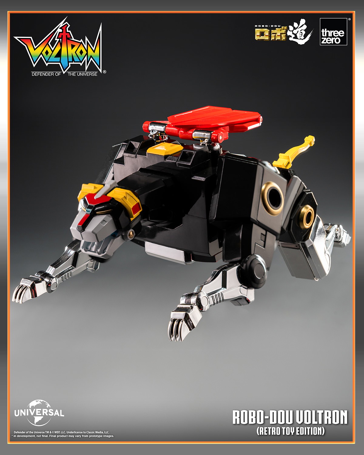 Voltron: Defender of the Universe ROBO-DOU Voltron (Retro Toy Edition) Action Figure  (Prototype Shown) View 10