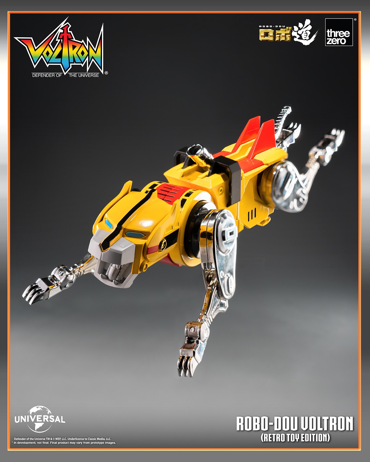 Voltron: Defender of the Universe ROBO-DOU Voltron (Retro Toy Edition) Action Figure  (Prototype Shown) View 14