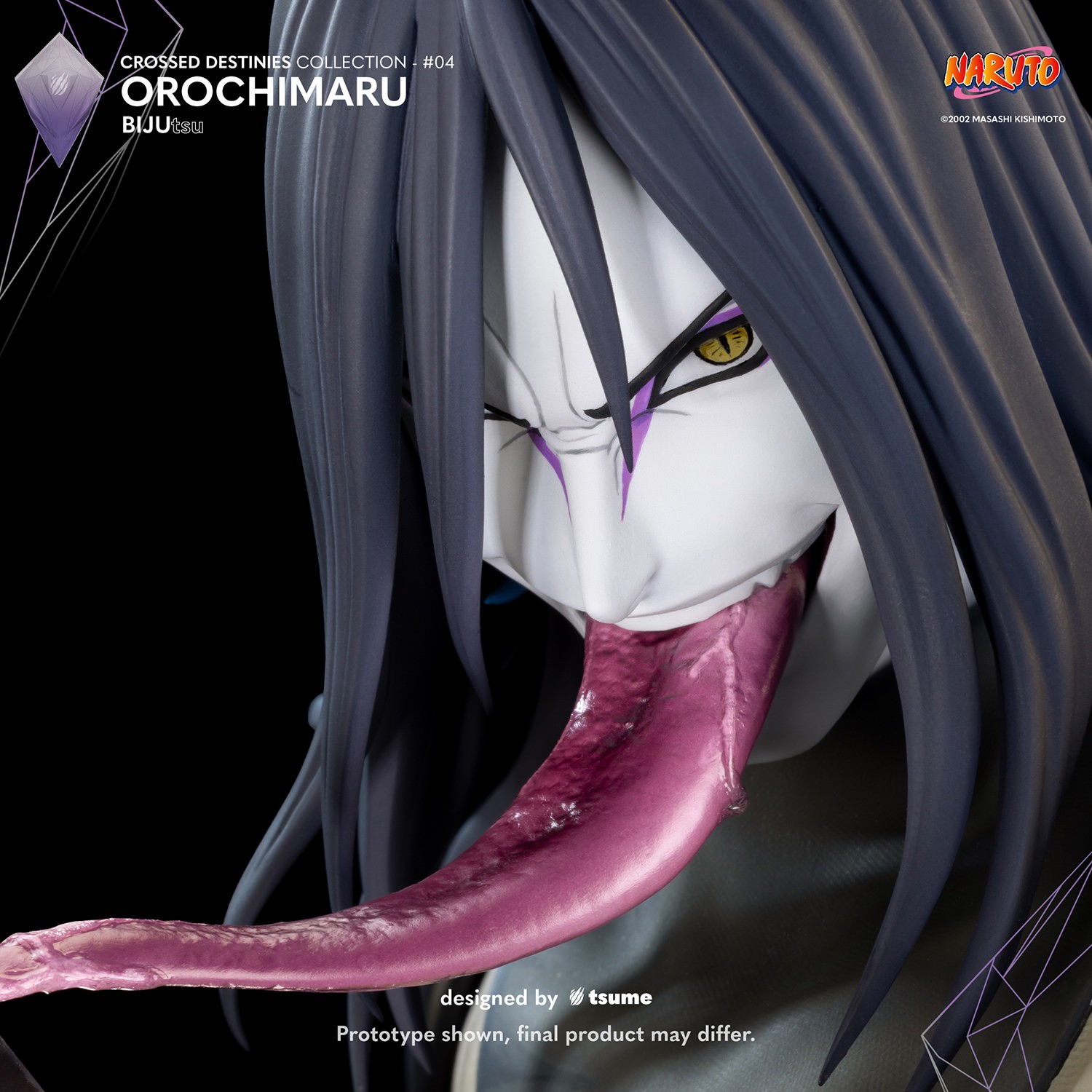 Naruto Orochimaru BIJUtsu Statues  (Prototype Shown) View 3