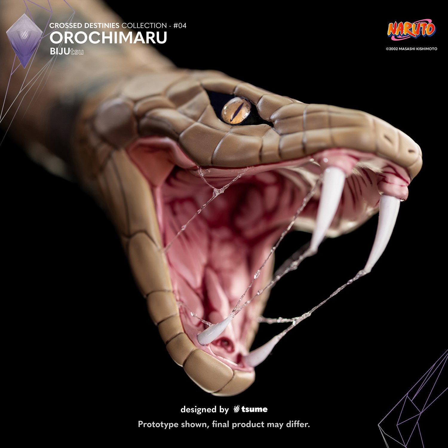 Naruto Orochimaru BIJUtsu Statues  (Prototype Shown) View 4