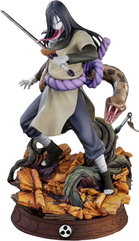 Naruto Orochimaru BIJUtsu Statues  (Prototype Shown) View 15