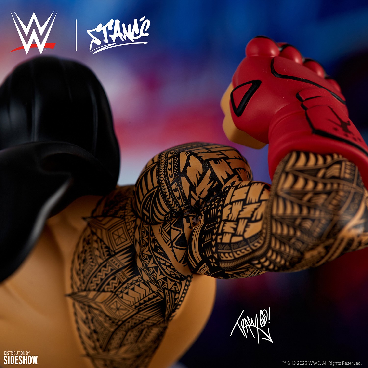 WWE Roman Reigns Designer Collectible Statue  (Prototype Shown) View 7