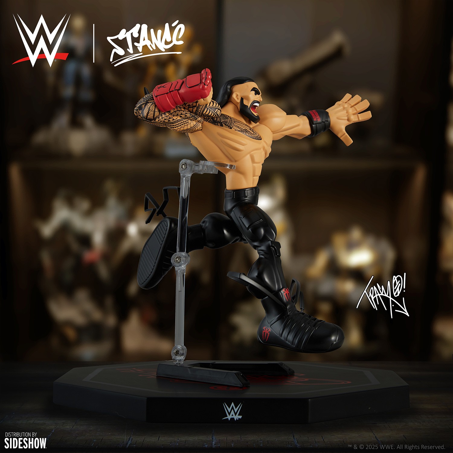 WWE Roman Reigns Designer Collectible Statue  (Prototype Shown) View 10
