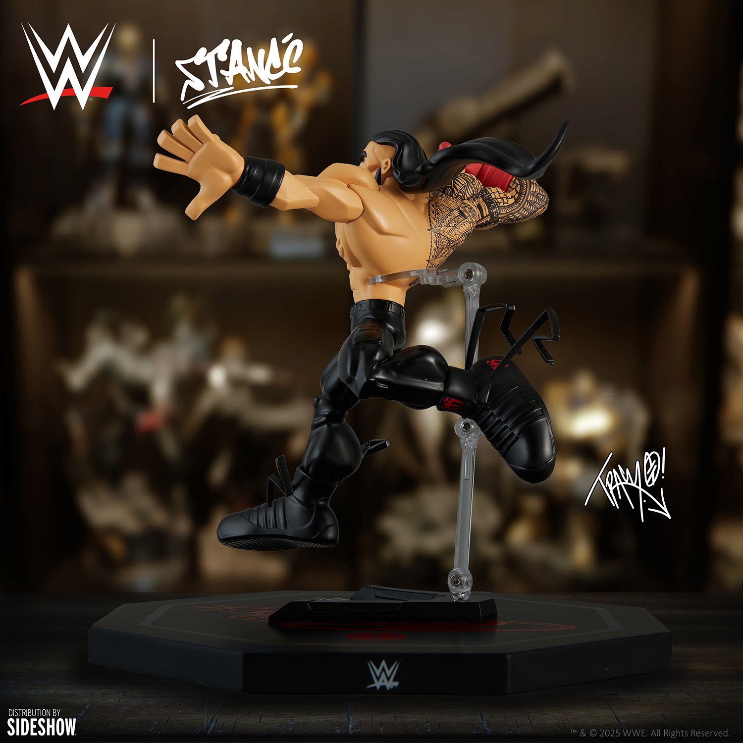 WWE Roman Reigns Designer Collectible Statue  (Prototype Shown) View 11