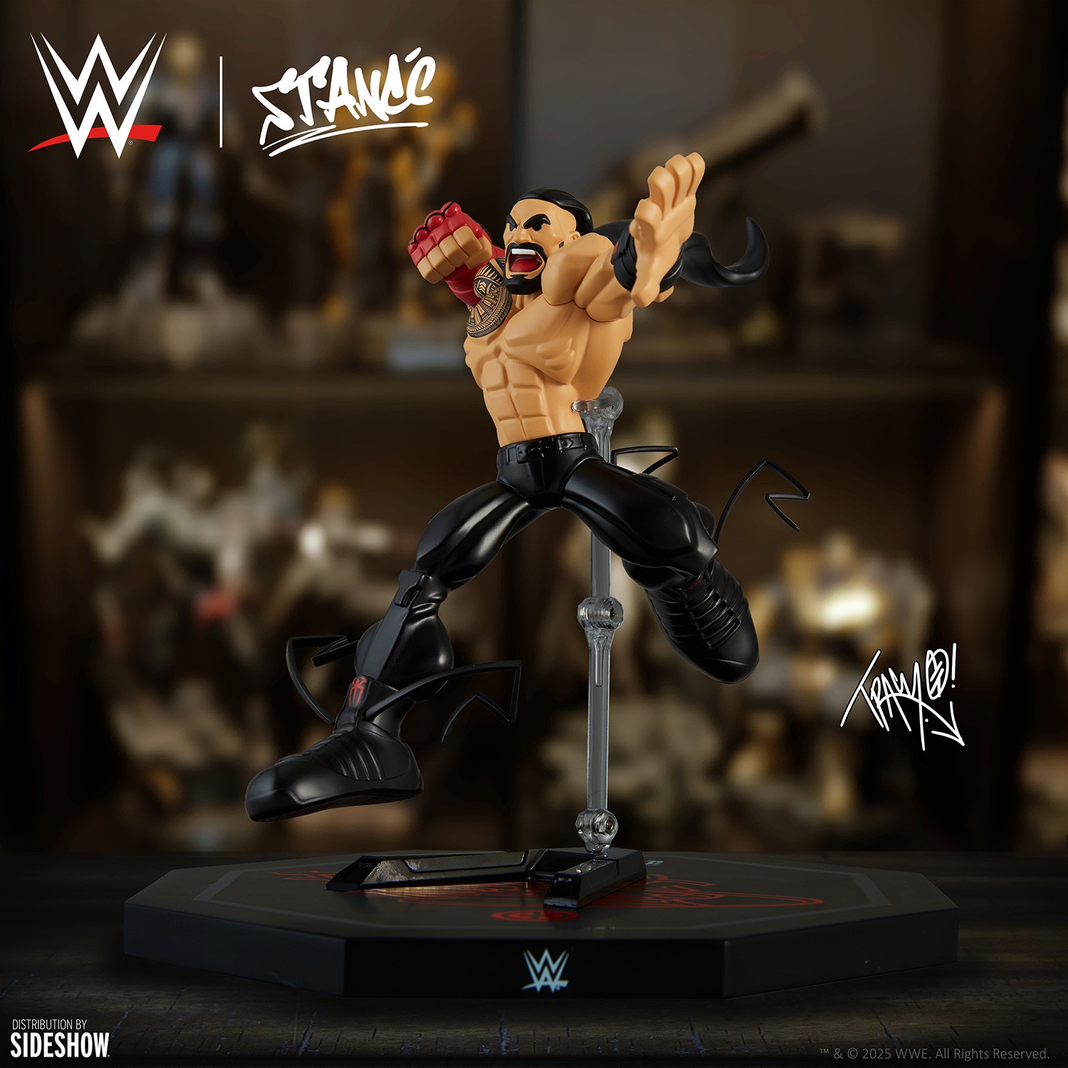 WWE Roman Reigns Designer Collectible Statue  (Prototype Shown) View 12