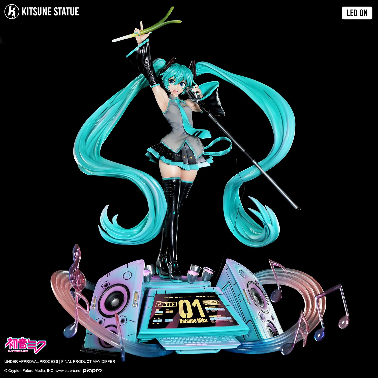 Piapro Characters Hatsune Miku Statues  (Prototype Shown) View 1