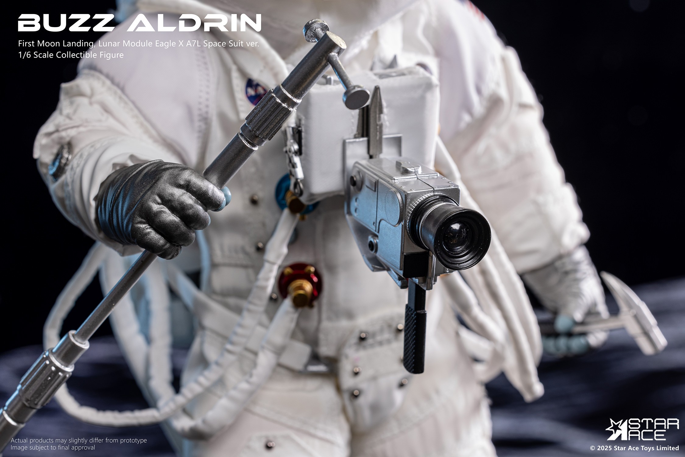 Apollo 11 Buzz Aldrin アクションフィギュア Apollo 11 Buzz Aldrin アクションフィギュア Buzz Aldrin Sixth Scale