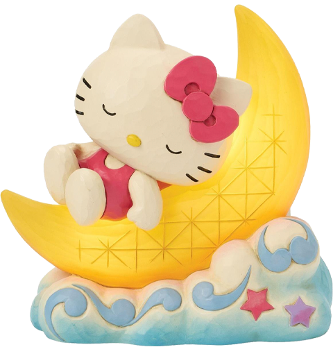 Hello Kitty on LED Moon Figurine by Enesco | Sideshow Collectibles