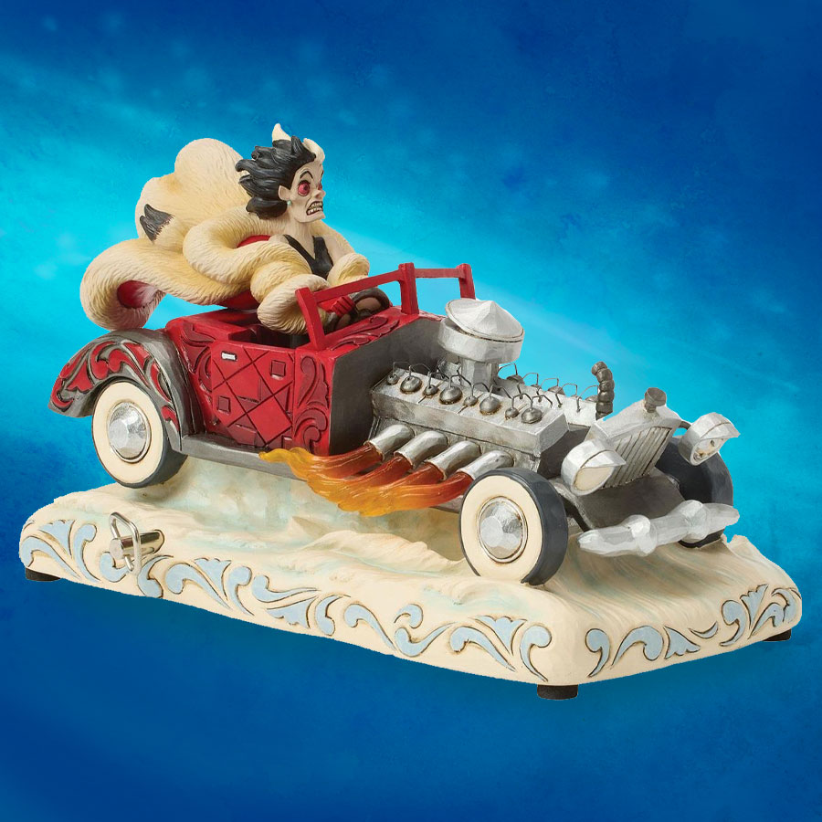 Disney Cruella in Car Scene Figurine  (Prototype Shown) View 1