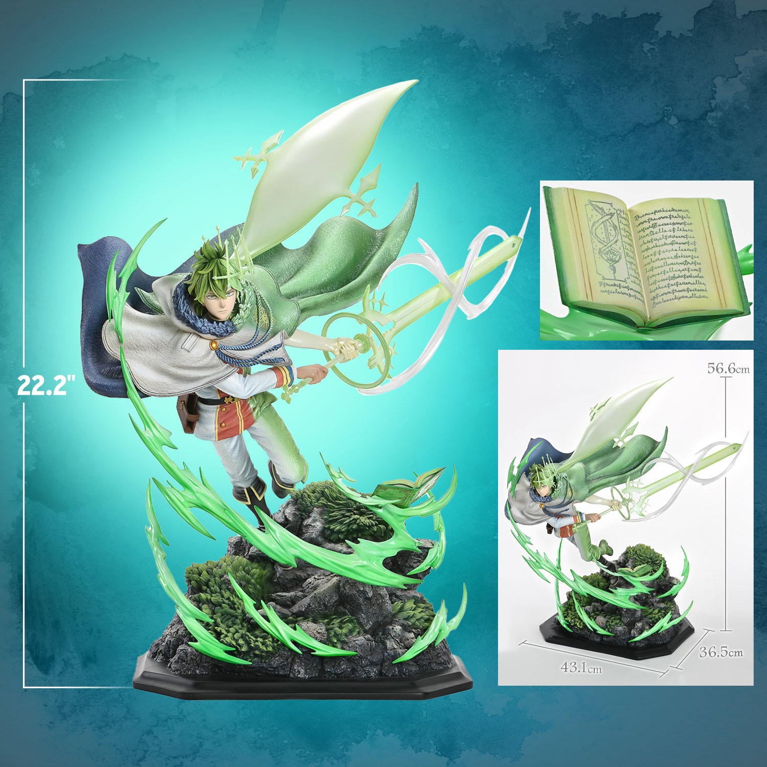 yuno  Black Clover DXF Figure – Yuno & Asta – (A: Yuno) | Little