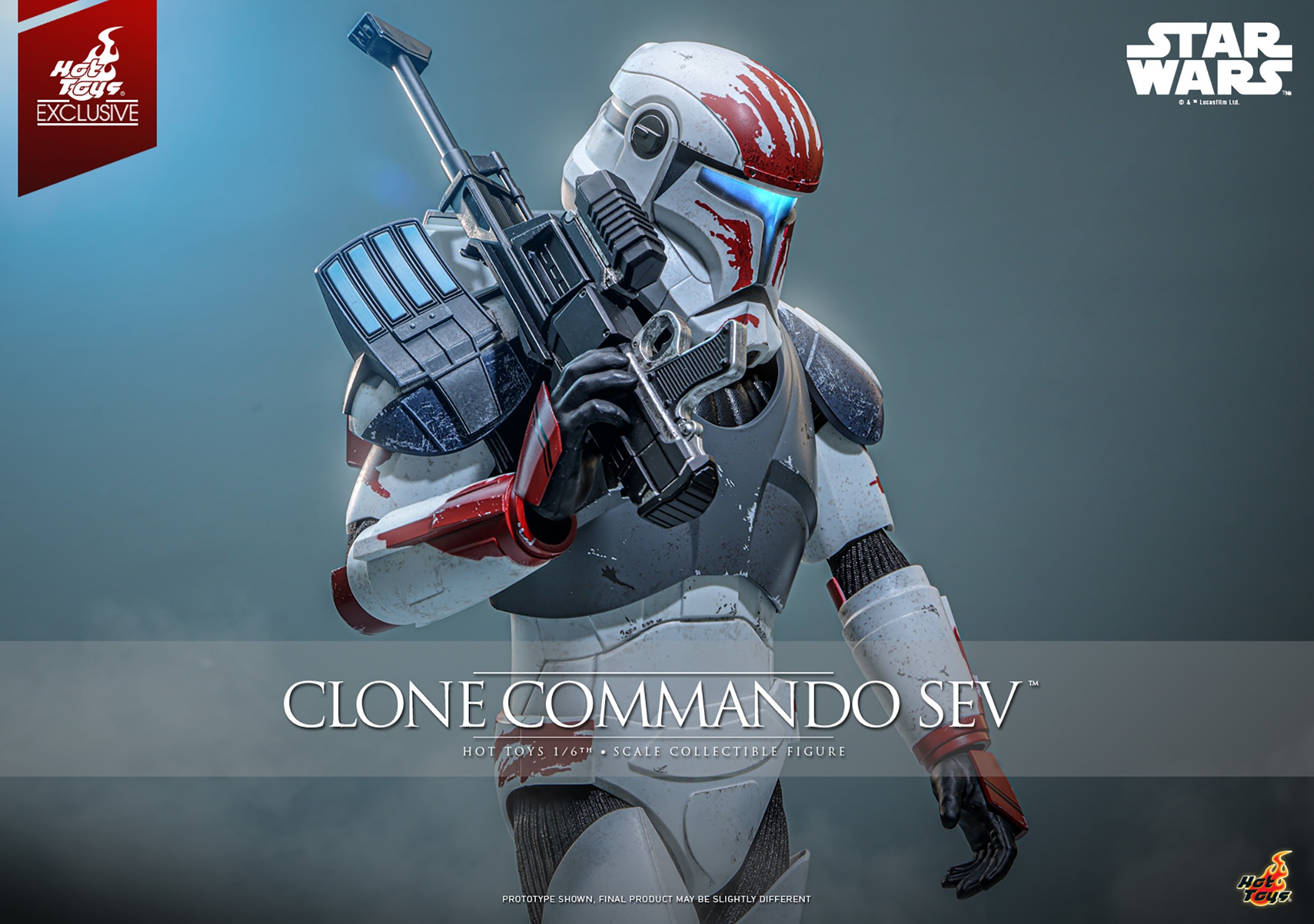 Star Wars Clone Commando Sev™ Sixth Scale Figure  (Prototype Shown) View 1