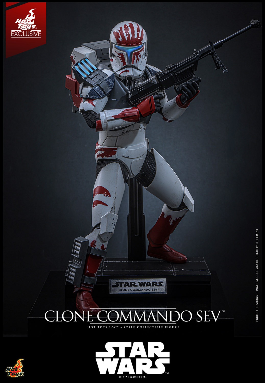Star Wars Clone Commando Sev™ Sixth Scale Figure  (Prototype Shown) View 3