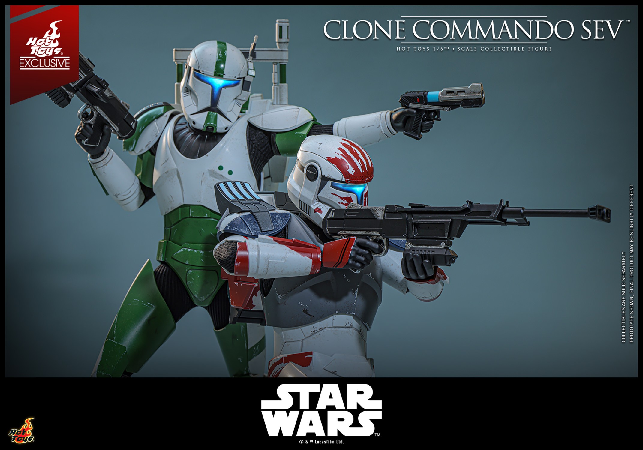 Star Wars Clone Commando Sev™ Sixth Scale Figure  (Prototype Shown) View 8
