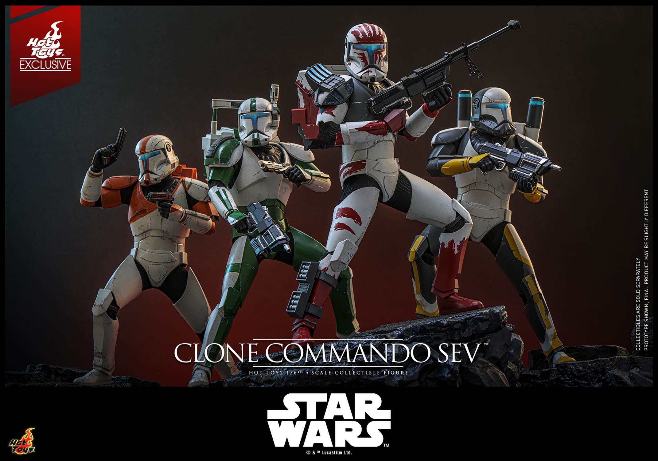Star Wars Clone Commando Sev™ Sixth Scale Figure  (Prototype Shown) View 15