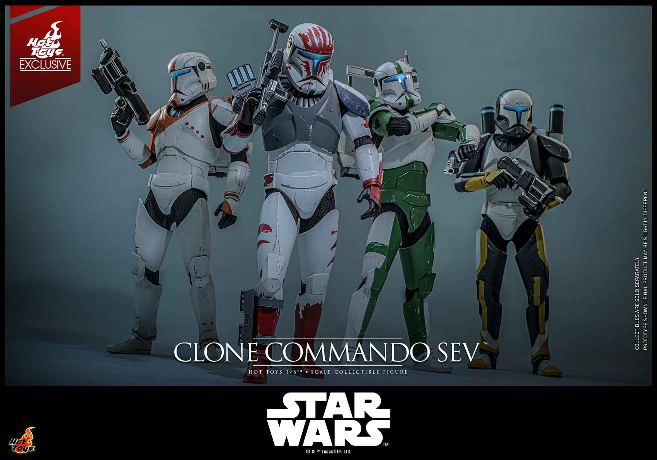 Star Wars Clone Commando Sev™ Sixth Scale Figure  (Prototype Shown) View 16