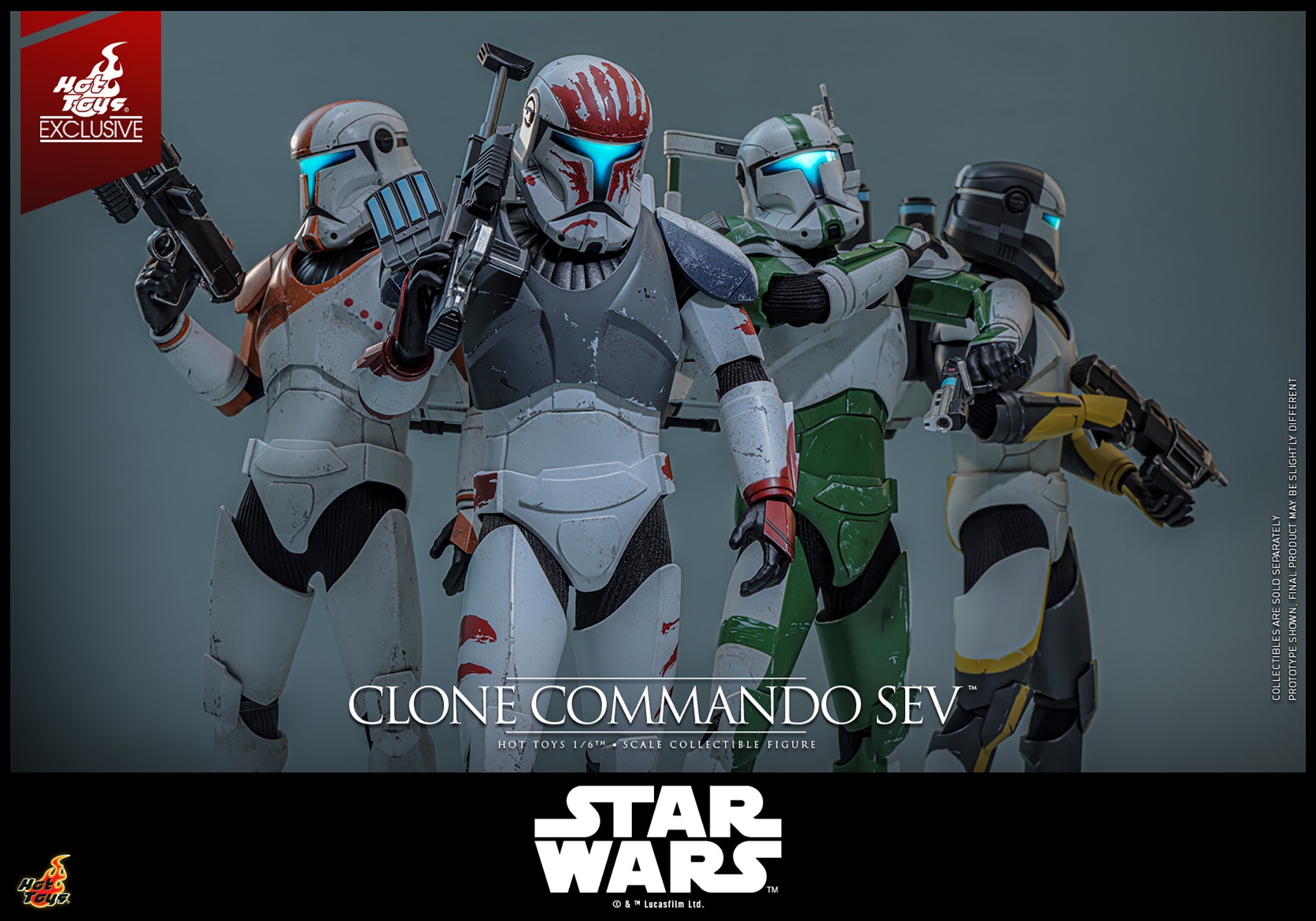 Star Wars Clone Commando Sev™ Sixth Scale Figure  (Prototype Shown) View 17