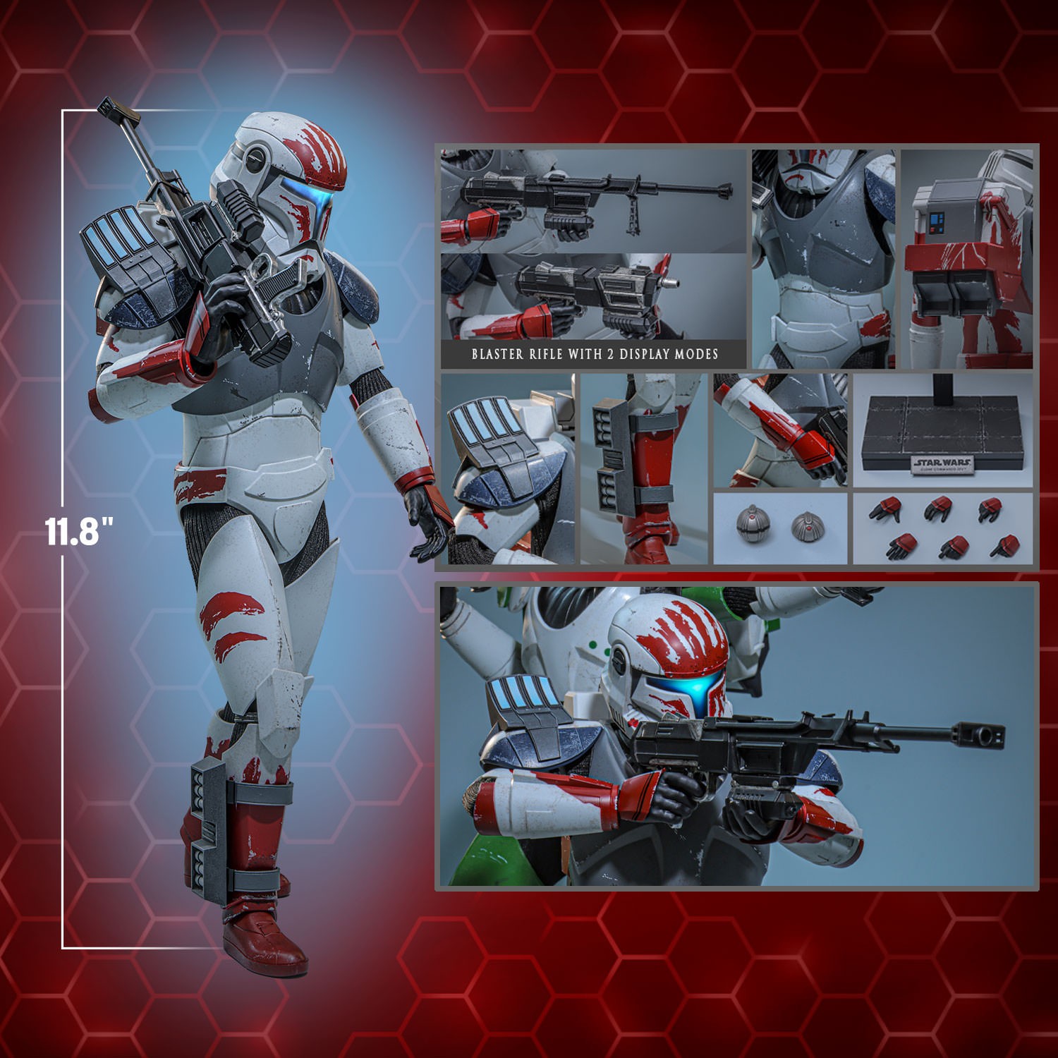 Star Wars Clone Commando Sev™ Sixth Scale Figure  (Prototype Shown) View 2