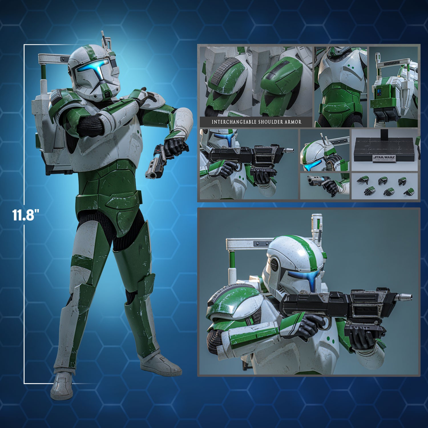 Star Wars Clone Commando Fixer™ Sixth Scale Figure  (Prototype Shown) View 2