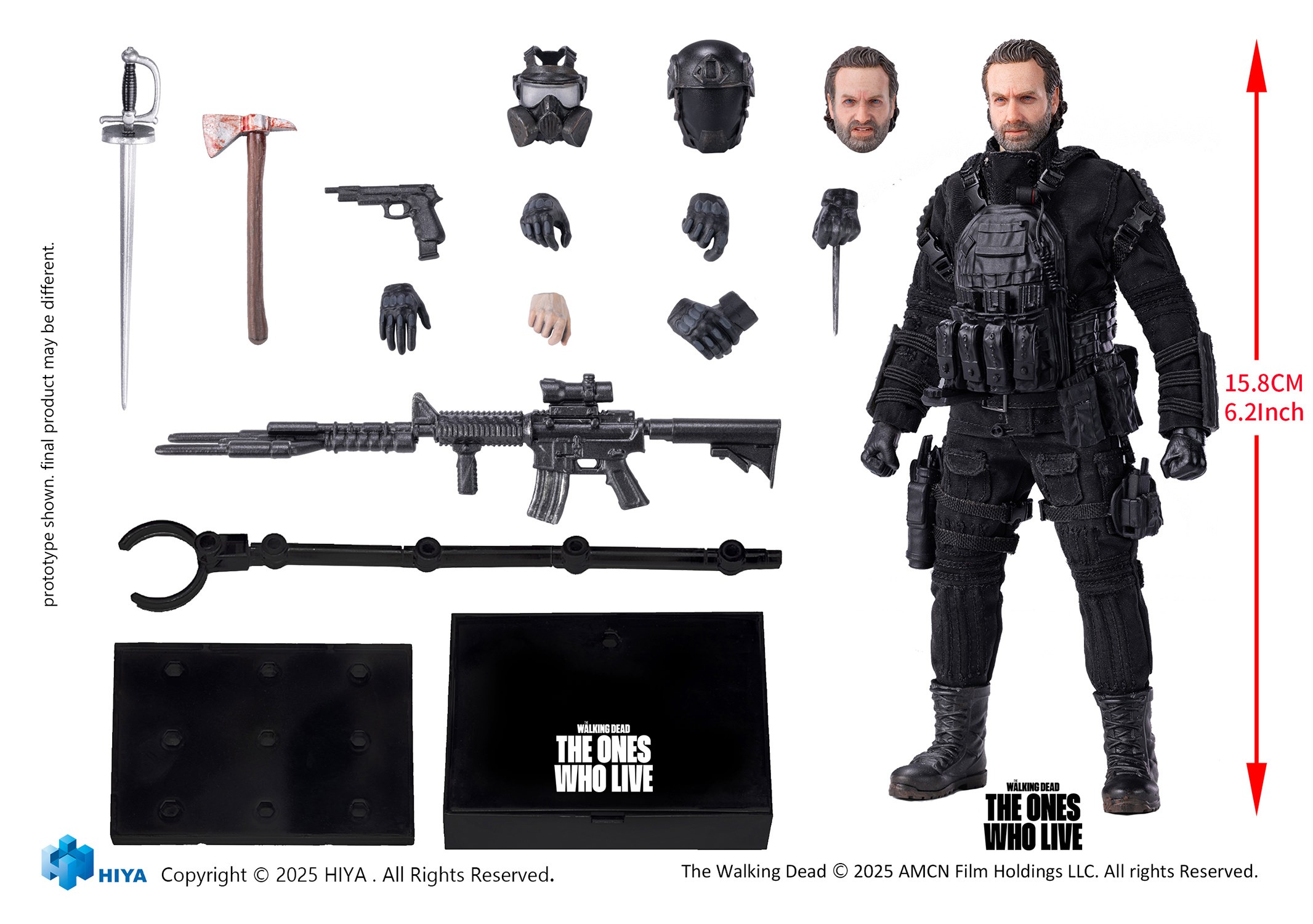 The Walking Dead Rick Grimes Action Figure  (Prototype Shown) View 10