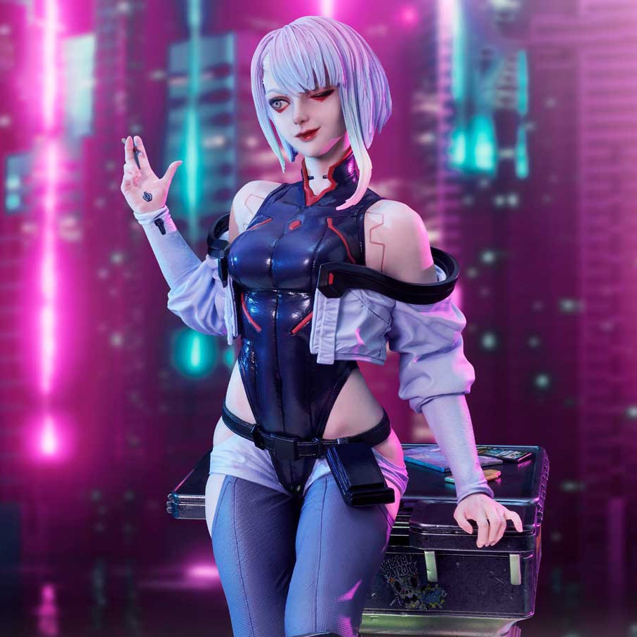 Cyberpunk 2077 Lucy (Deluxe Version) Quarter Scale Statue  (Prototype Shown) View 5